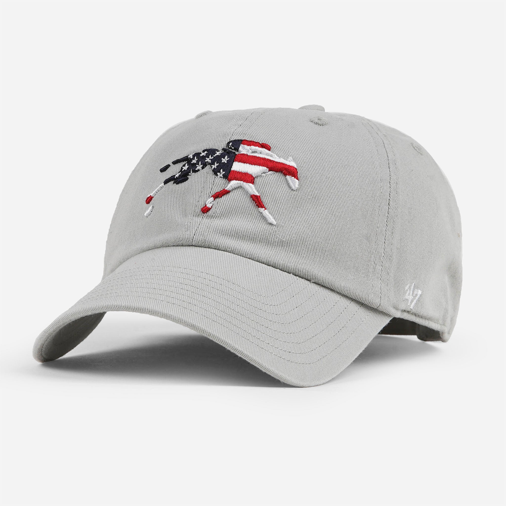 &#39;47 Brand Keeneland American Flag Fill Clean Up Cap