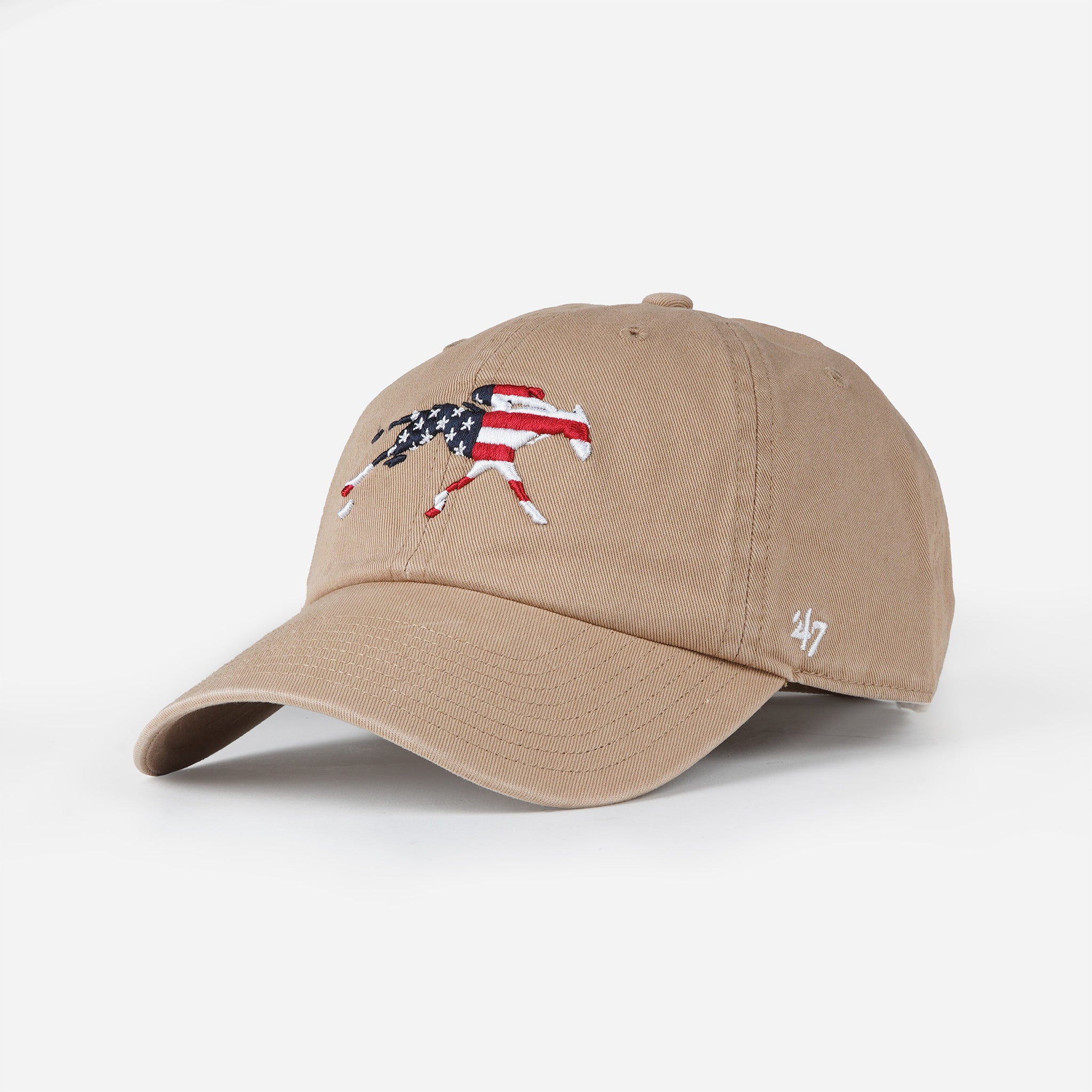 &#39;47 Brand Keeneland American Flag Fill Clean Up Cap