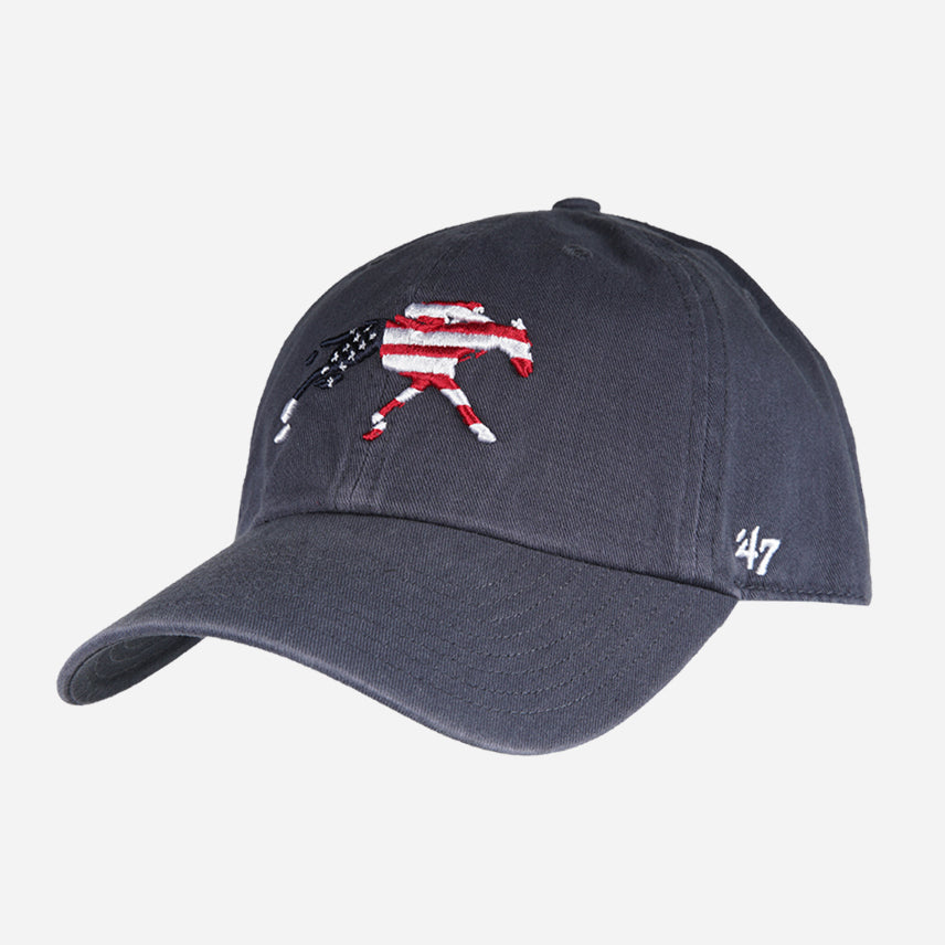 &#39;47 Brand Keeneland American Flag Fill Clean Up Cap