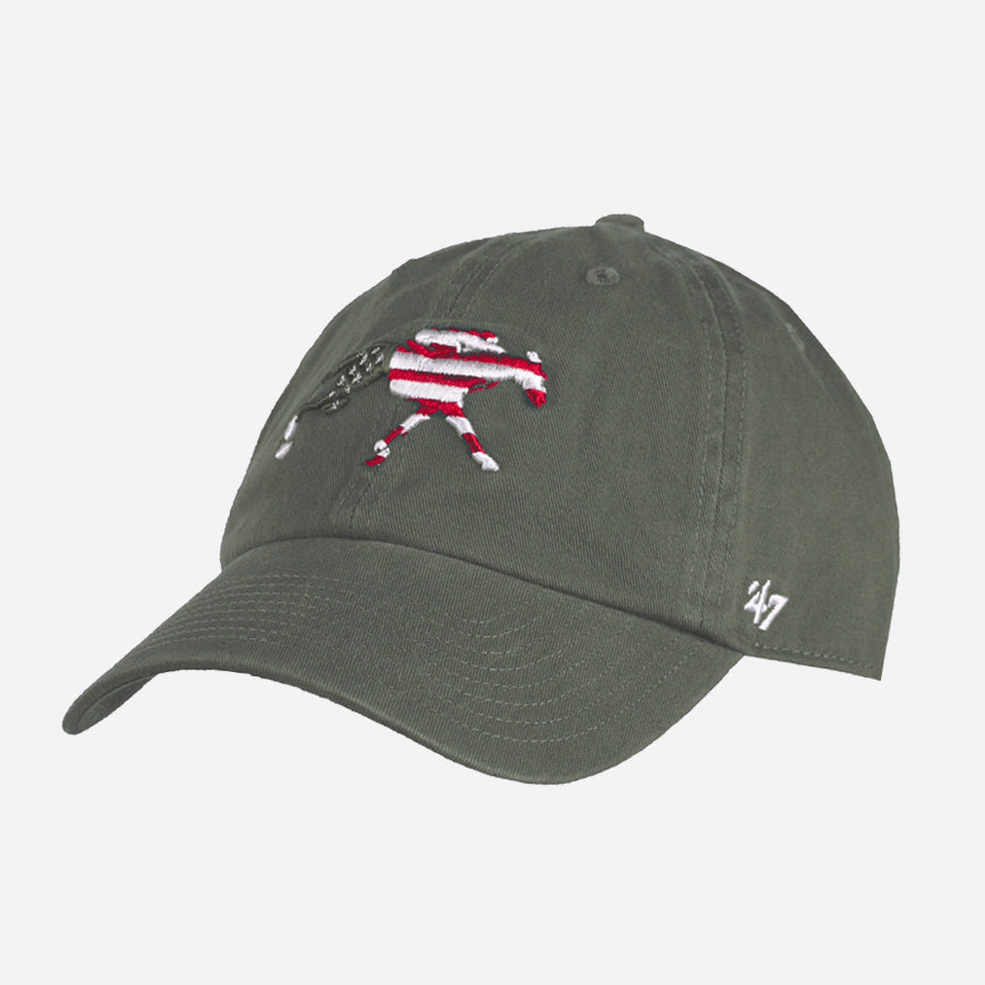 &#39;47 Brand Keeneland American Flag Fill Clean Up Cap