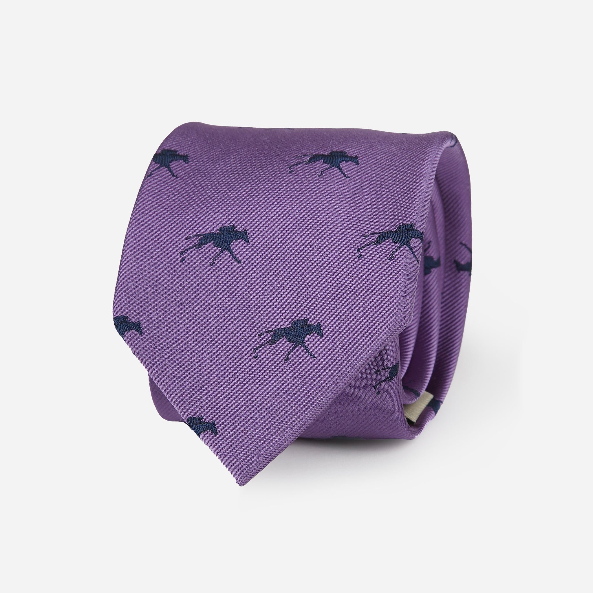 Keeneland Solid Twill Logo XL Tie