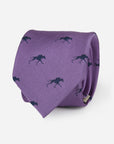 Keeneland Solid Twill Logo XL Tie
