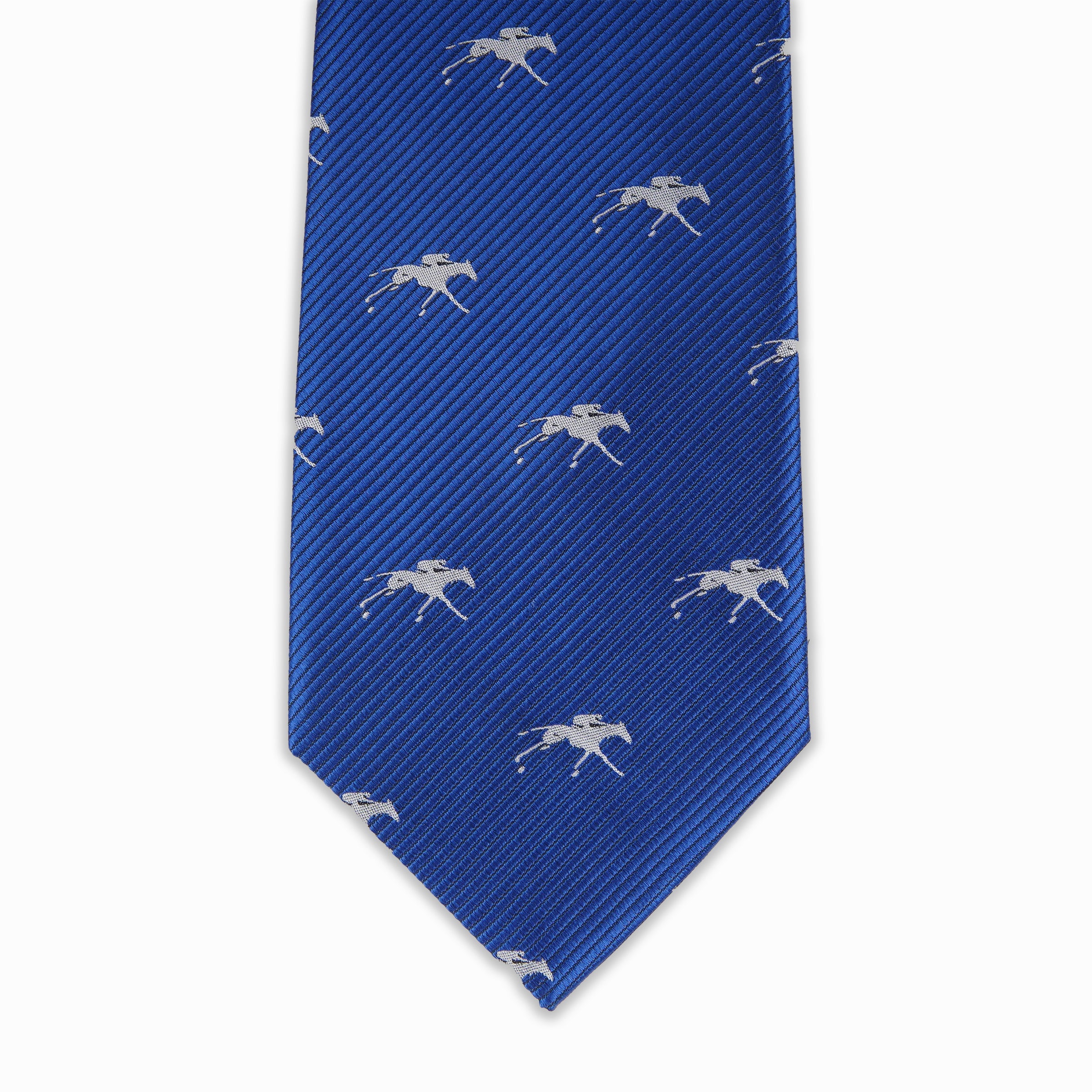 Keeneland Solid Twill Logo Tie