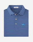 Peter Millar Keeneland Men's Dunn Stripe Jersey Polo