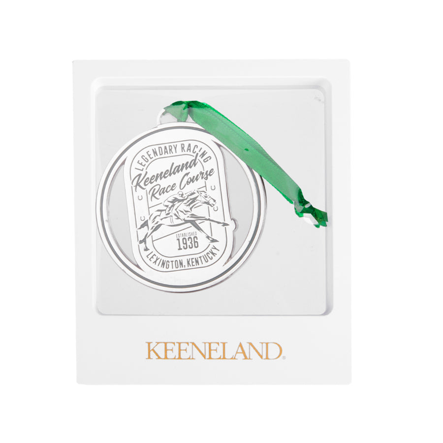 Ahead Keeneland Legendary Racing Ornament