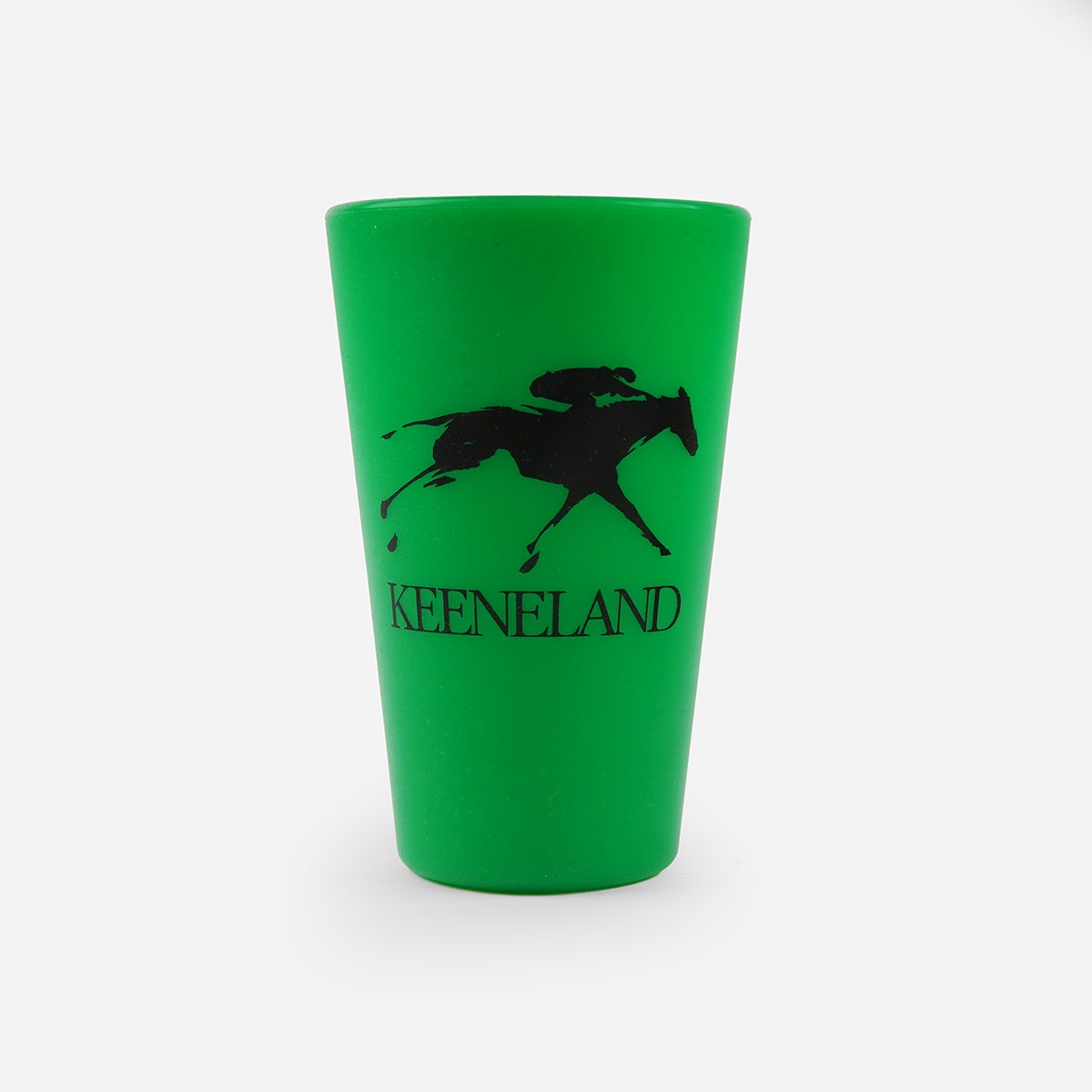 Keeneland 16oz. Silicone Classic Green Pint Glass