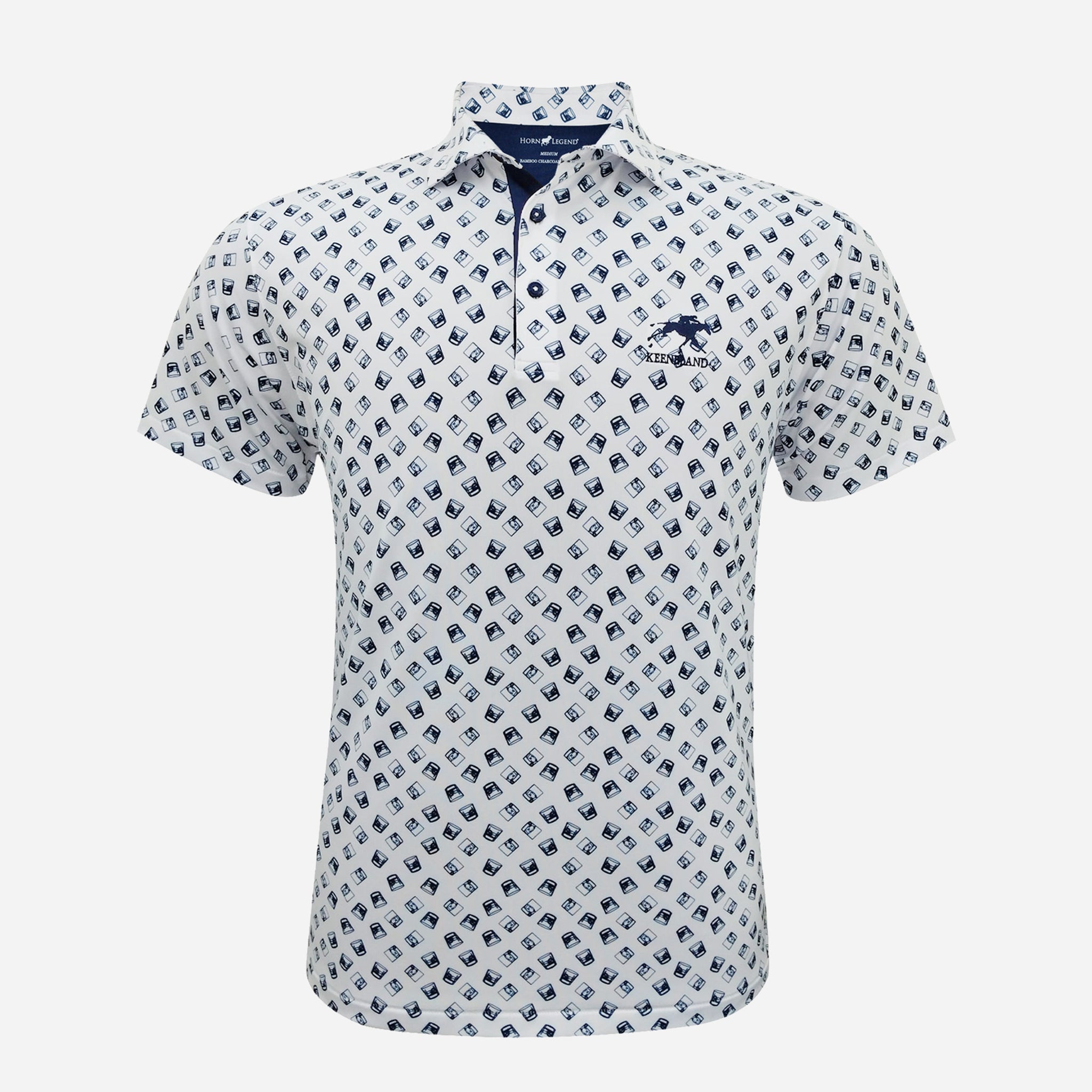 Horn Legend Keeneland Men&#39;s Whiskey Glass Polo