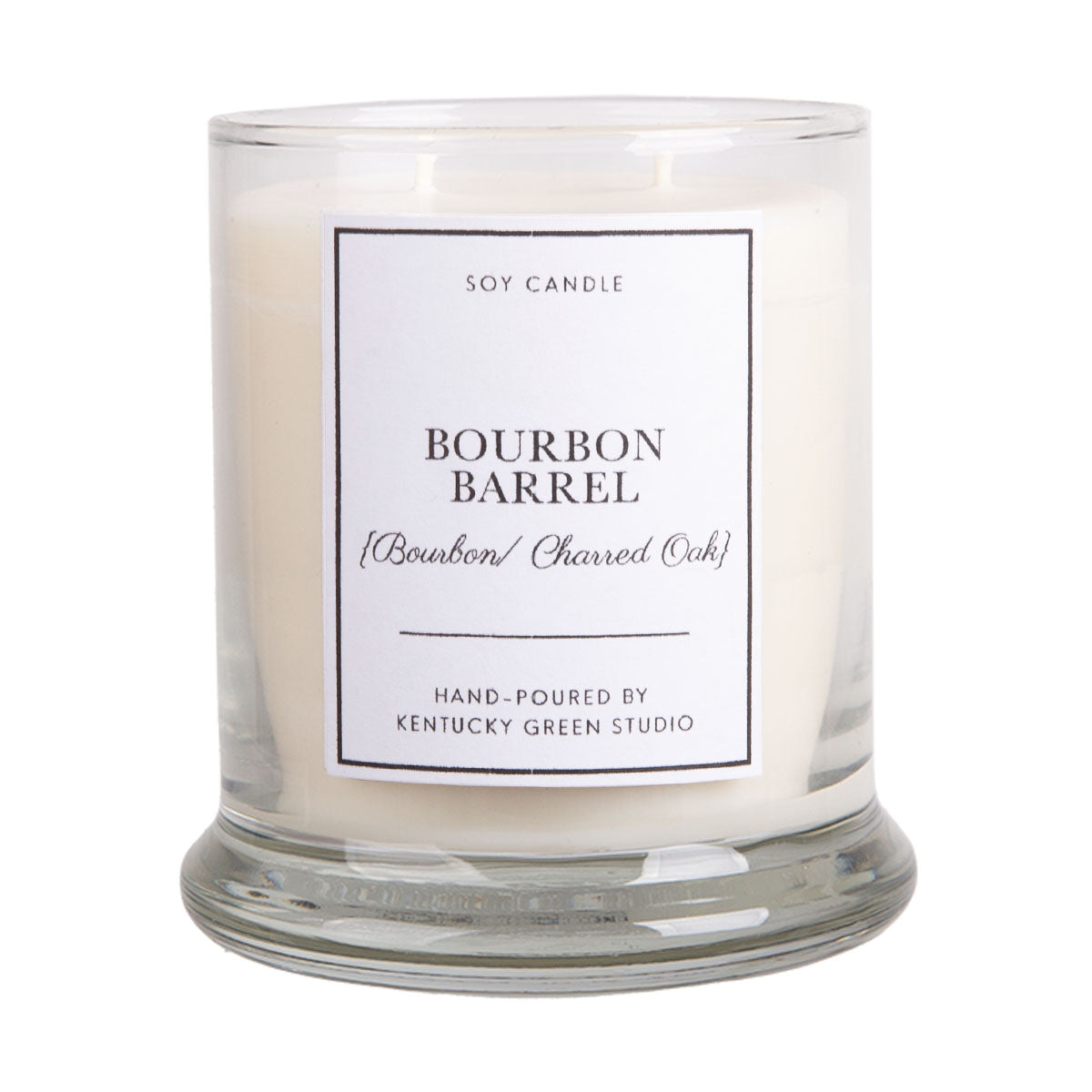 KY Green Studio Bourbon Barrel Soy Candle