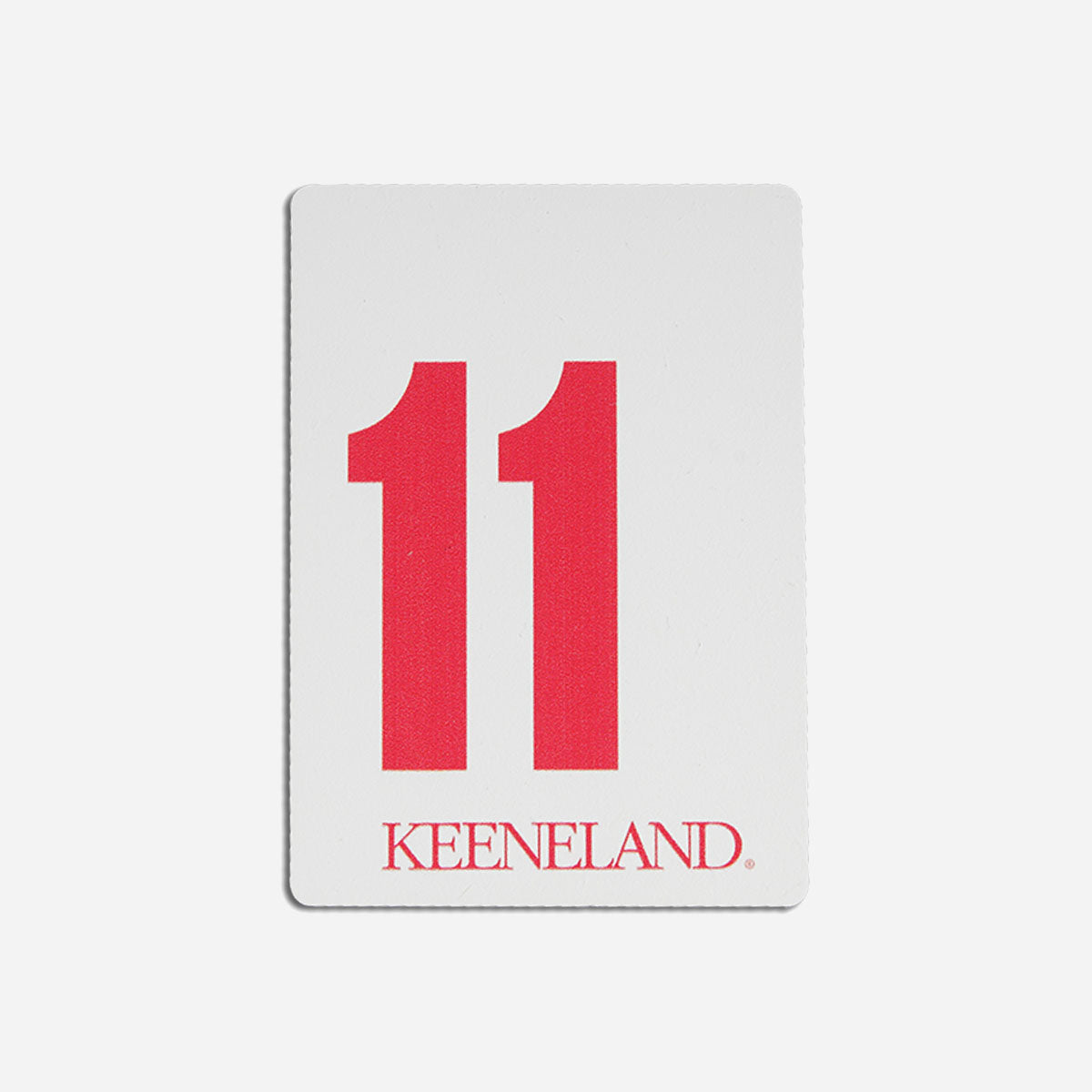 Keeneland Saddle Towel Wooden Magnet