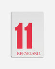 Keeneland Saddle Towel Wooden Magnet