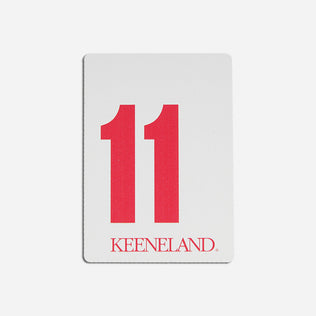 Keeneland Saddle Towel Wooden Magnet