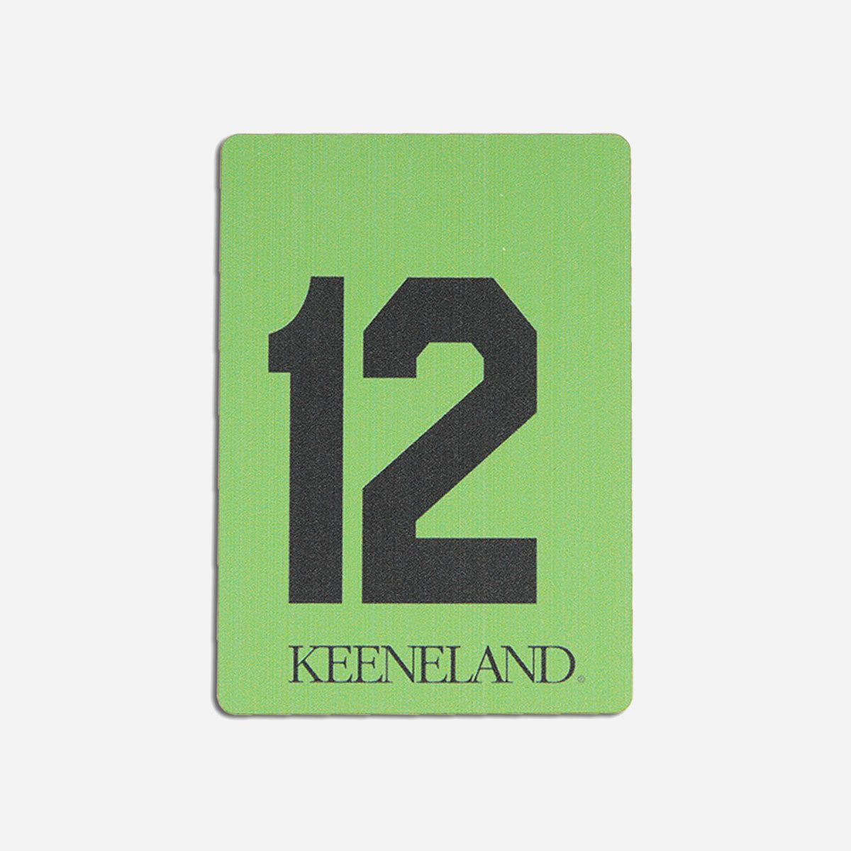 Keeneland Saddle Towel Wooden Magnet