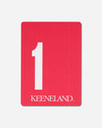 Keeneland Saddle Towel Wooden Magnet