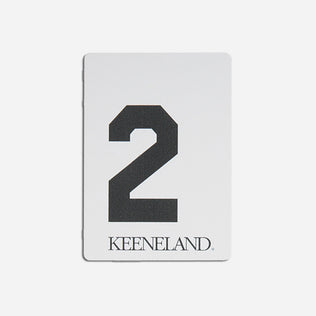 Keeneland Saddle Towel Wooden Magnet