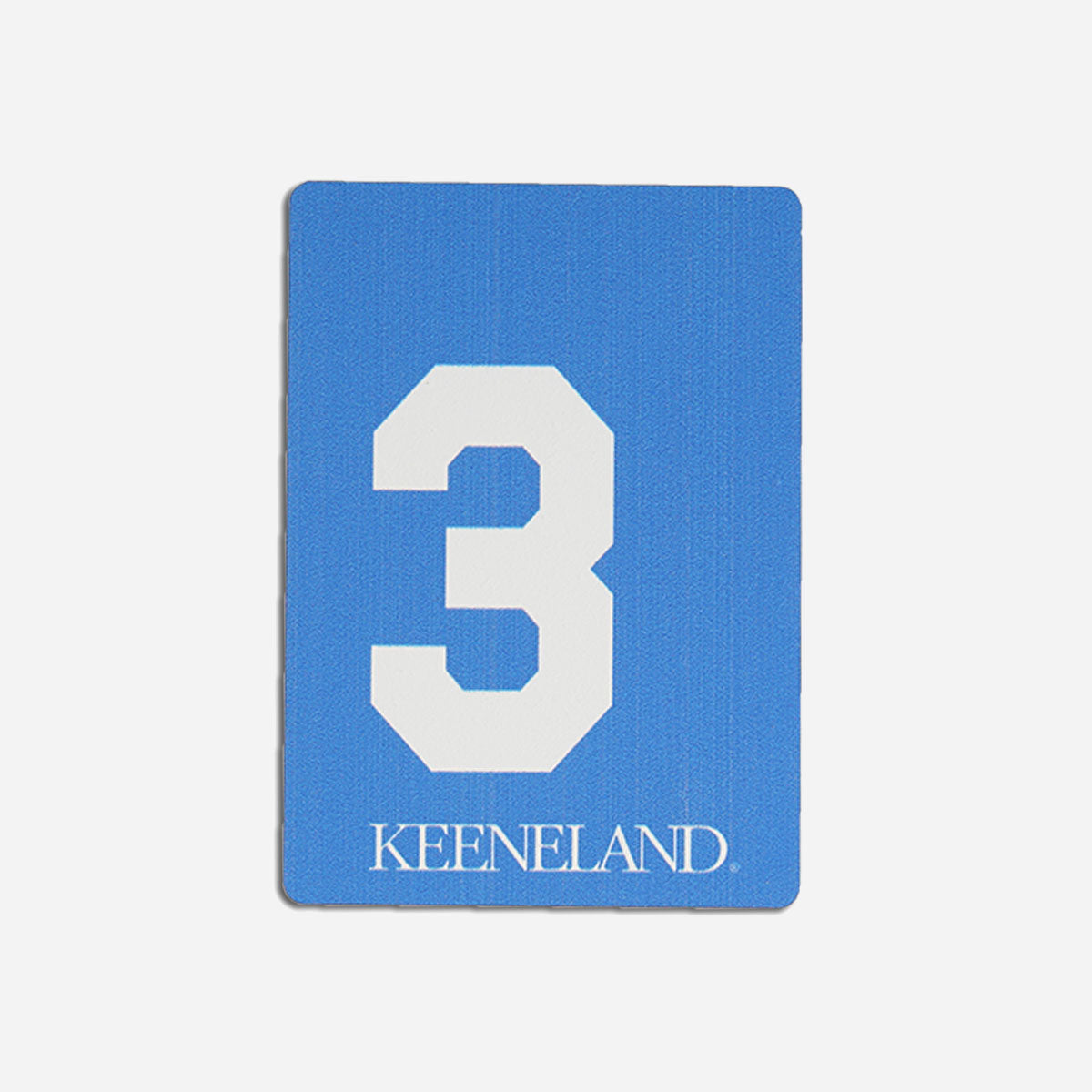 Keeneland Saddle Towel Wooden Magnet