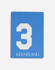 Keeneland Saddle Towel Wooden Magnet