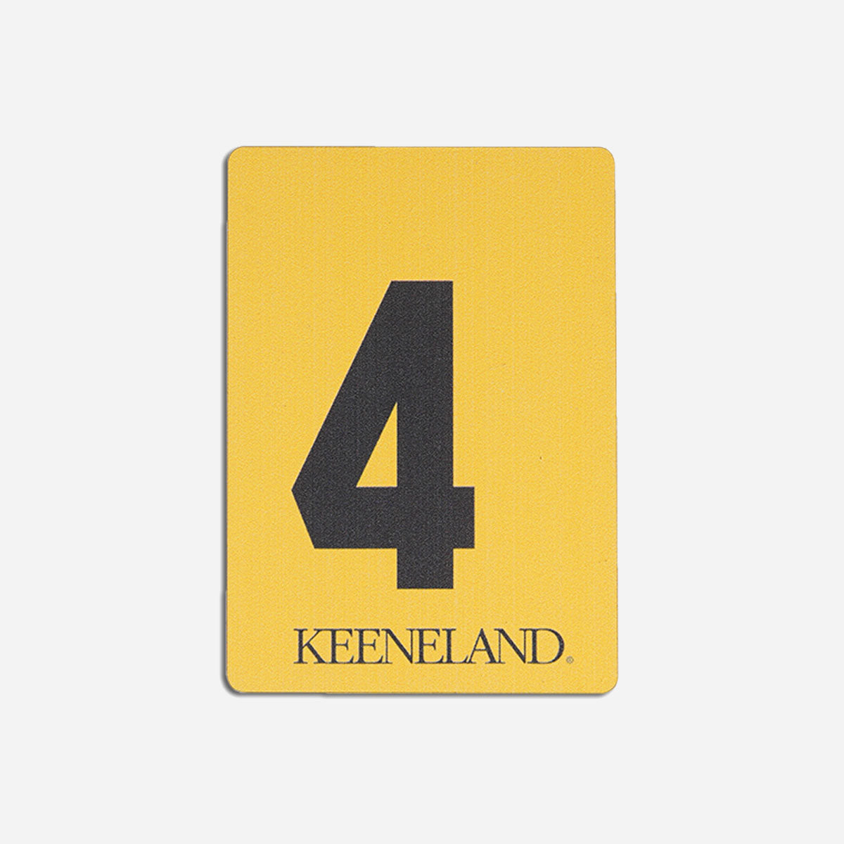 Keeneland Saddle Towel Wooden Magnet