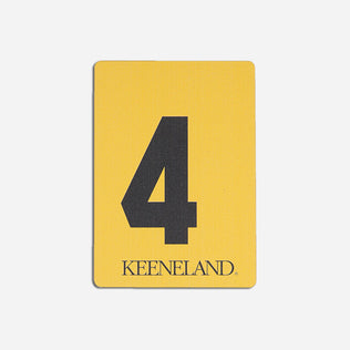 Keeneland Saddle Towel Wooden Magnet