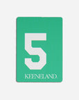 Keeneland Saddle Towel Wooden Magnet