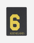 Keeneland Saddle Towel Wooden Magnet