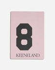 Keeneland Saddle Towel Wooden Magnet