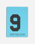 Keeneland Saddle Towel Wooden Magnet