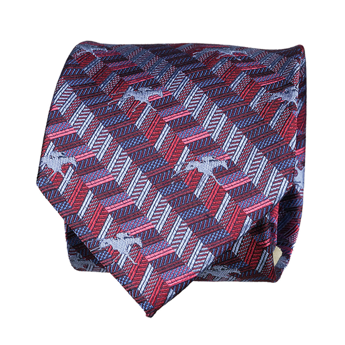 Keeneland Herringbone Logo Tie