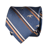 Keeneland Double Stripe Logo Tie