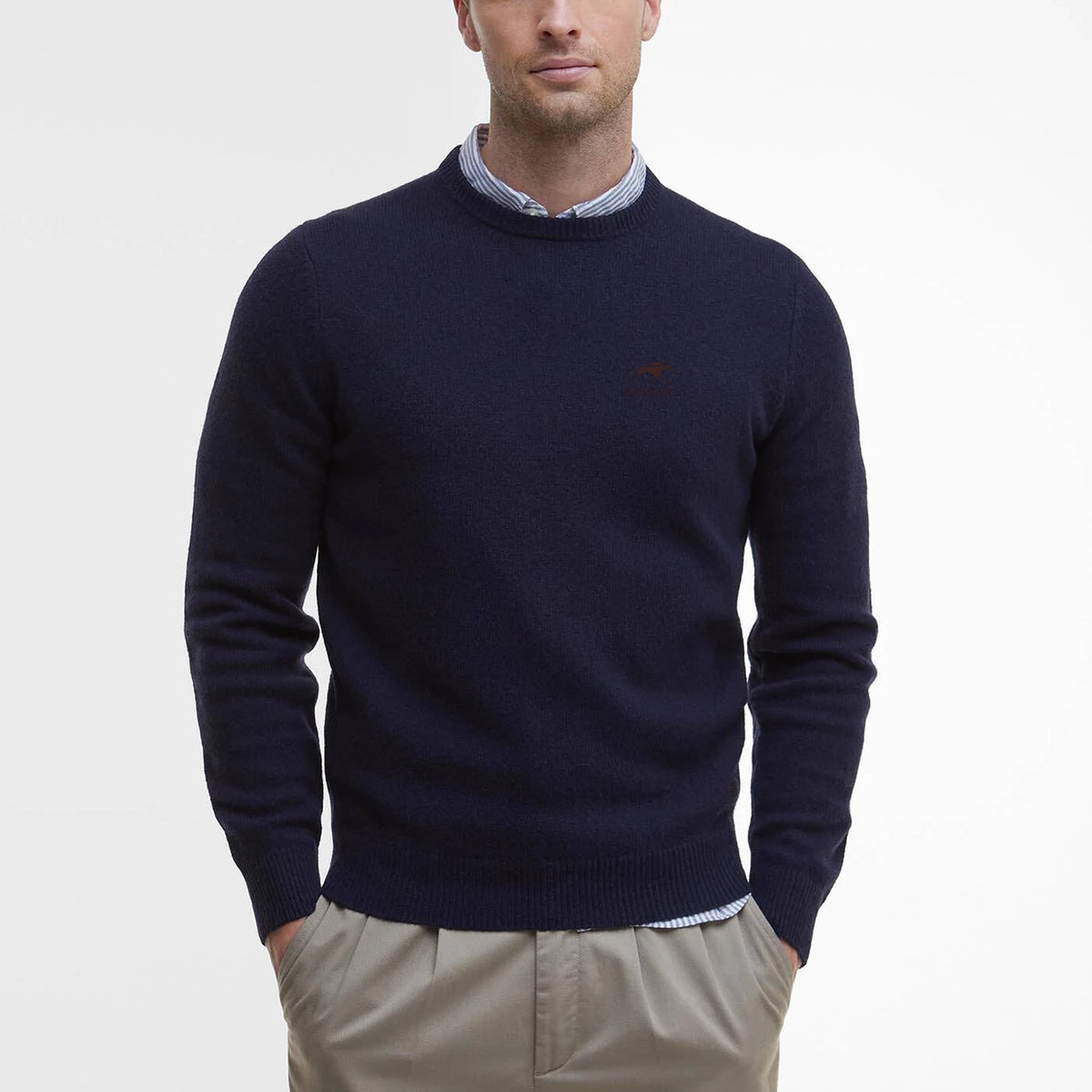 Barbour Keeneland Men's Essential Patch Crewneck Sweater