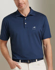 Peter Millar Keeneland Men's Solid Performance Polo