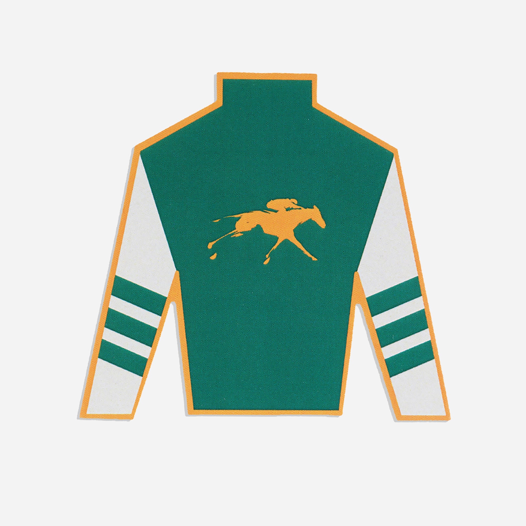 Keeneland Green Silks Decal