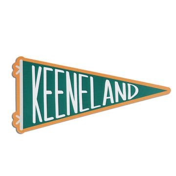 Keeneland Pennant Decal