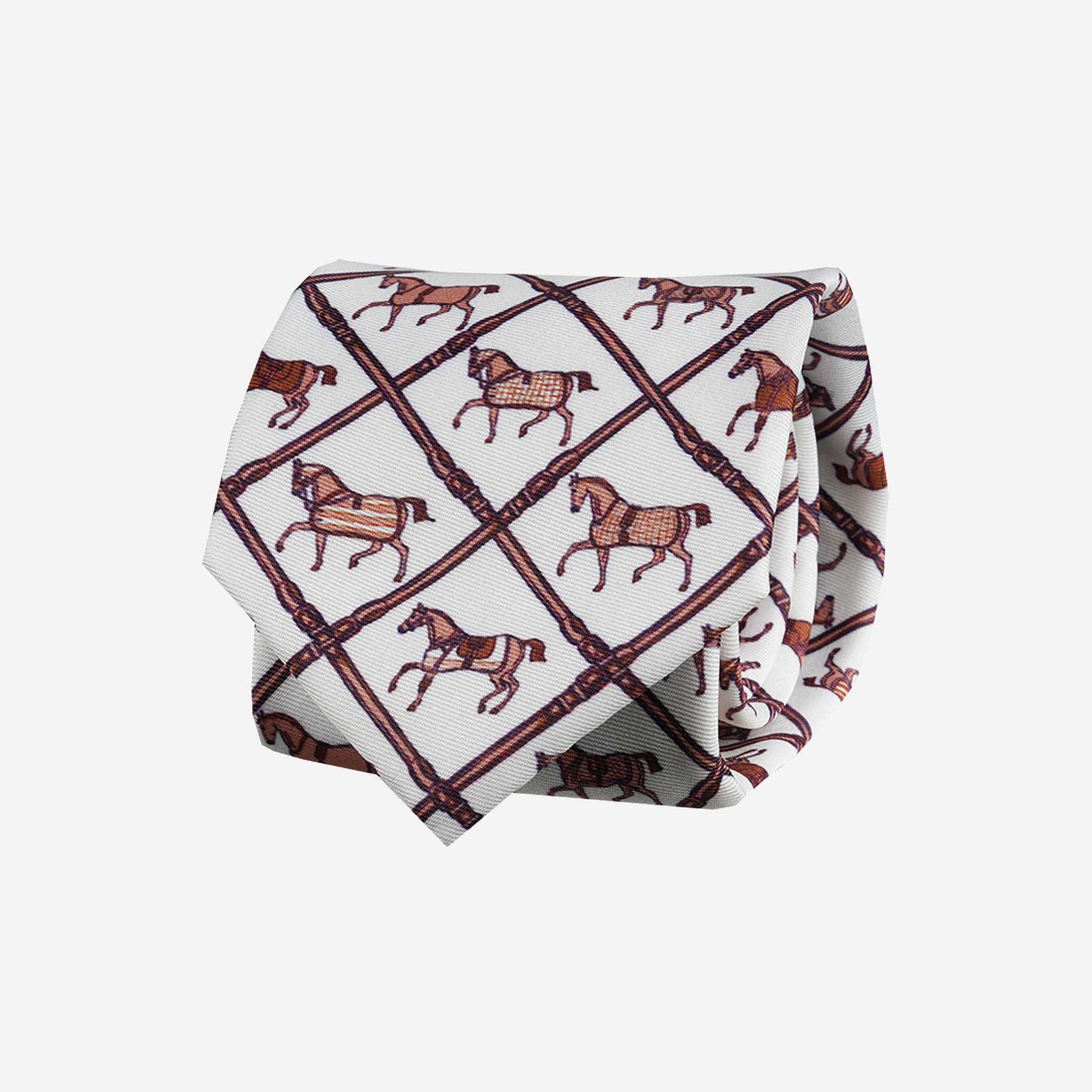 Smith &amp; Quinn Keeneland Fall Geo Horse Tie