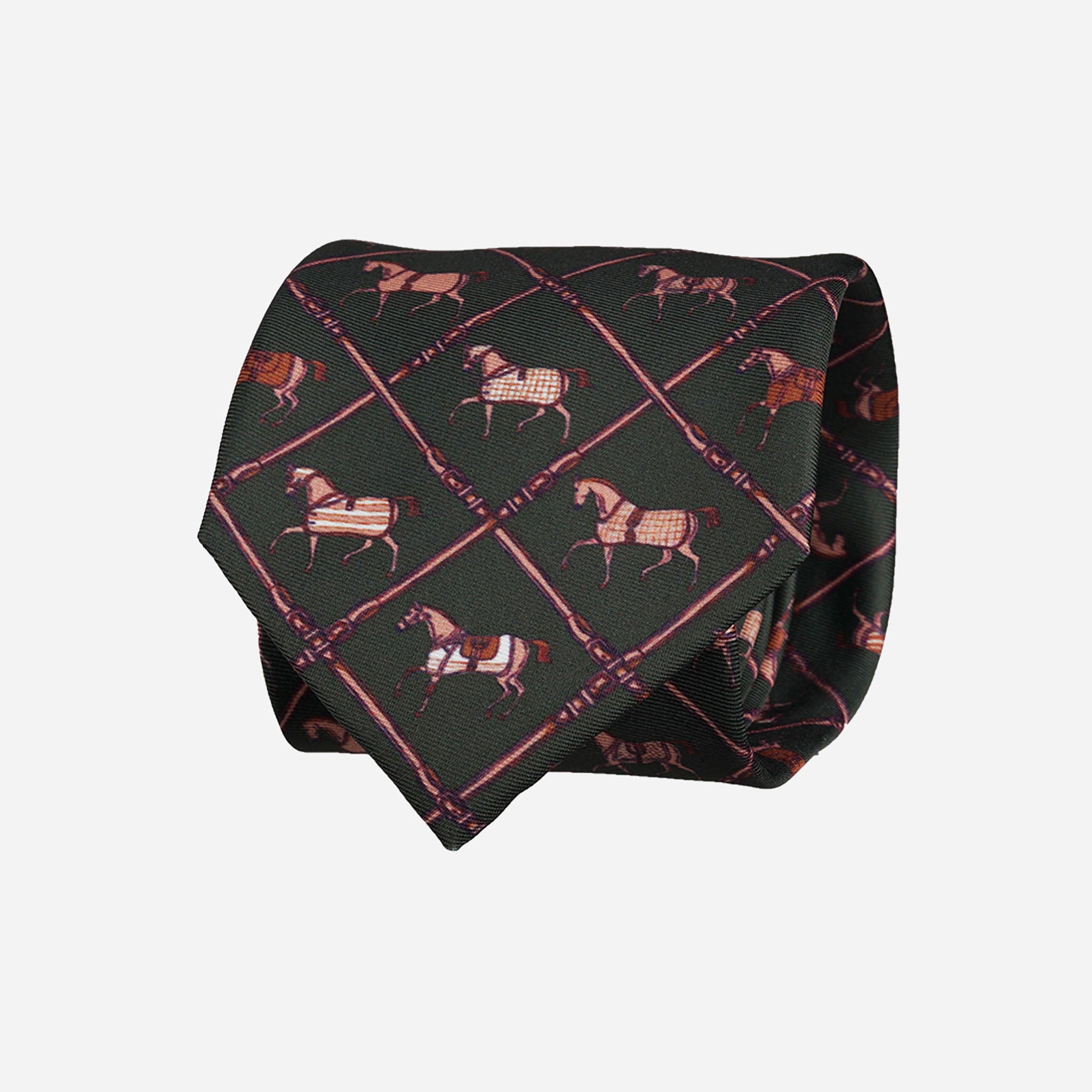 Smith &amp; Quinn Keeneland Fall Geo Horse Tie