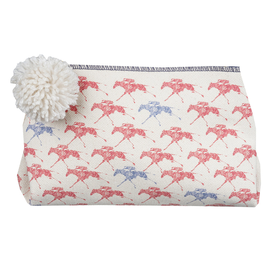 Henry Dry Goods Keeneland Horse All Over Clark Cosmetic Bag