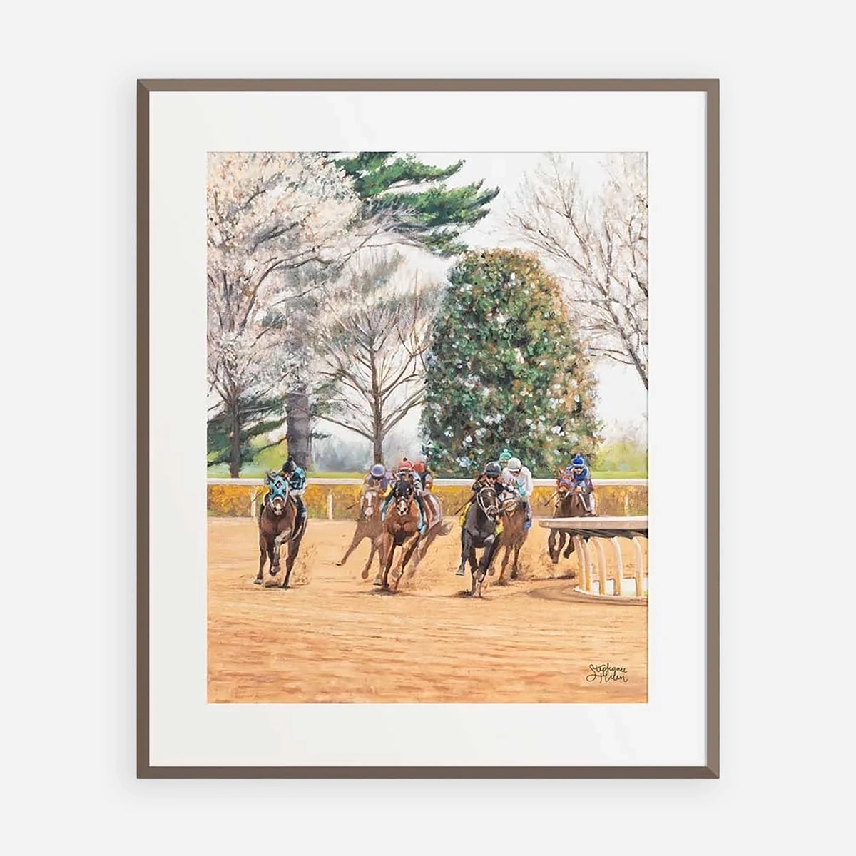 Stephanie Hilen Art Anyone's Race 8x10 Print