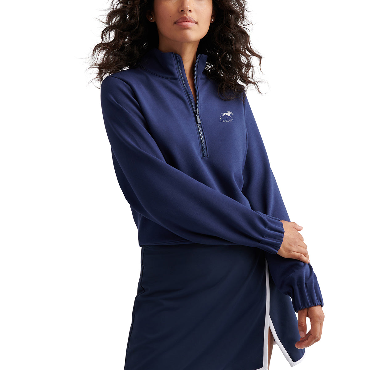 Peter Millar Keeneland Women&#39;s Flora Knit 1/2 Zip
