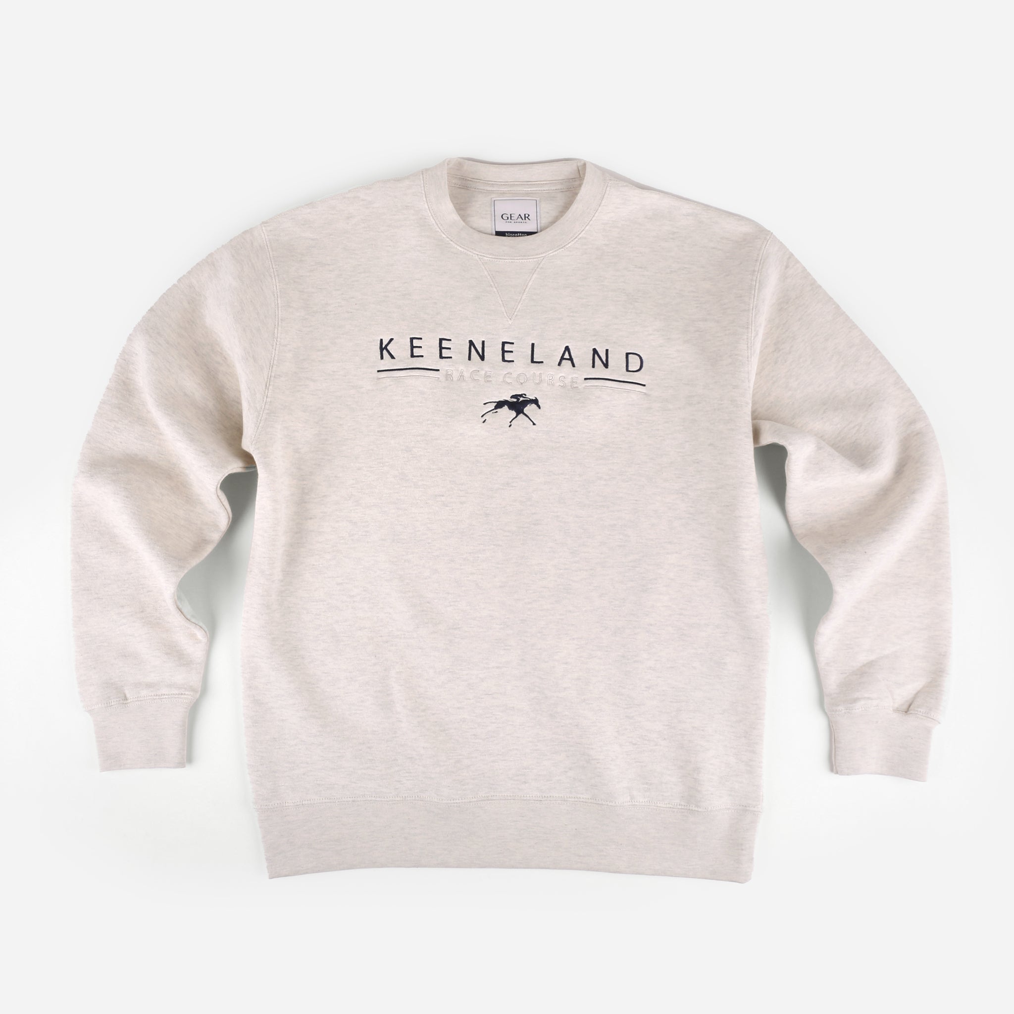 Big Cotton Keeneland Double Line Crewneck Sweatshirt