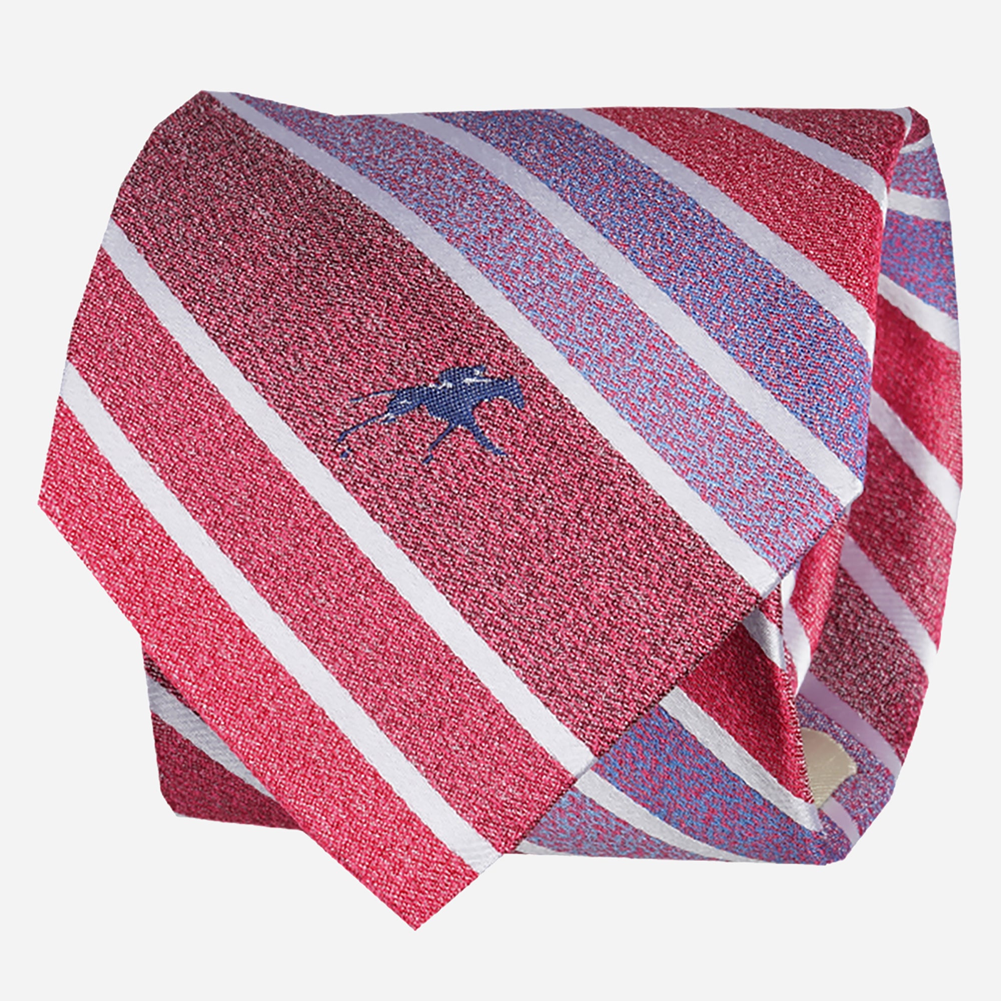 Keeneland Diagonal Multi Color Stripe Tie
