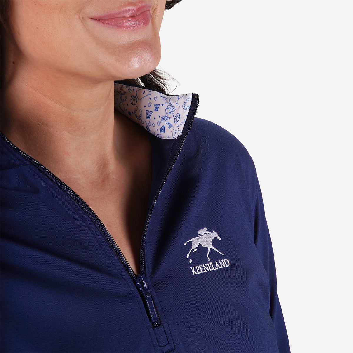 Horn Legend Keeneland Women's UK Basketball Micro Fleece 1/4 Zip