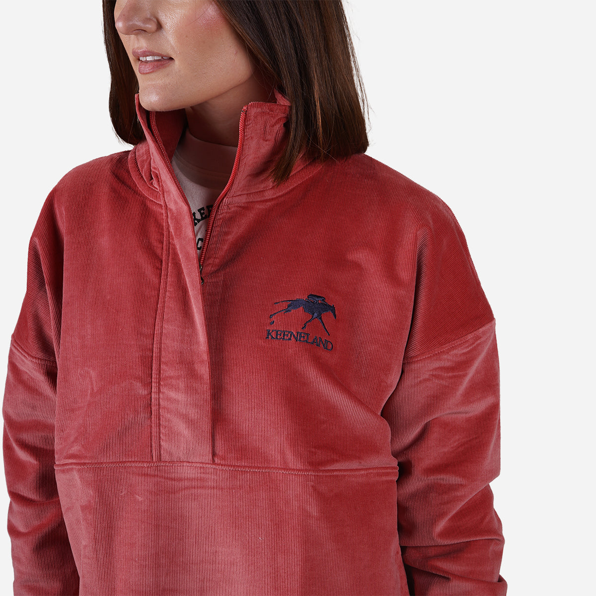 League Keeneland Women's Cord 1/2 Zip
