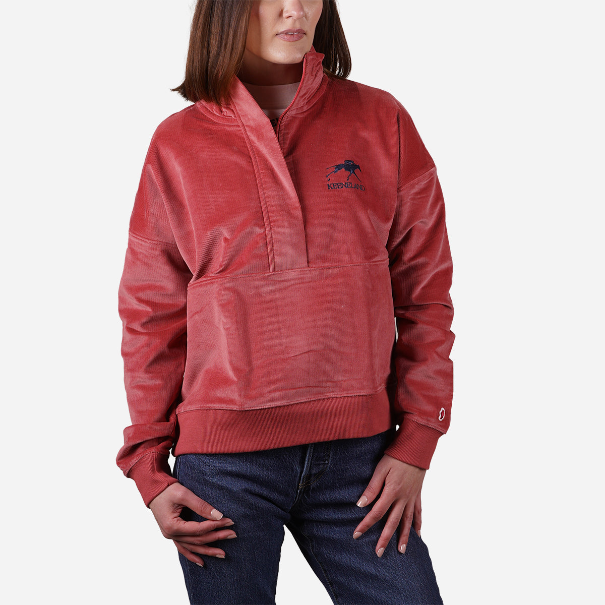 League Keeneland Women's Cord 1/2 Zip