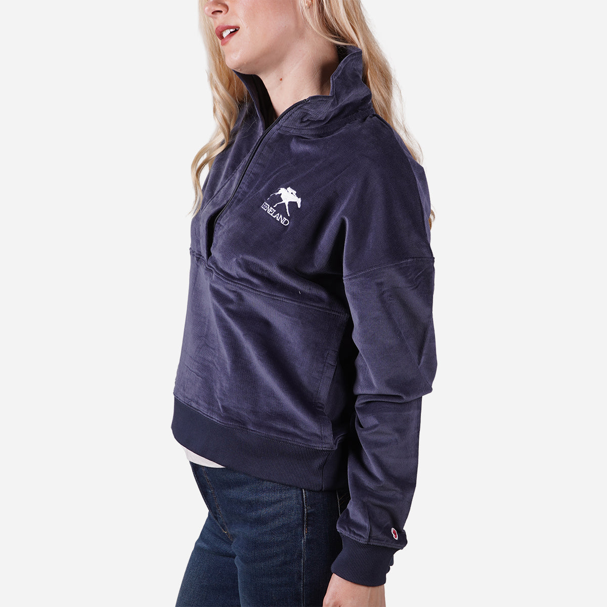 League Keeneland Women's Cord 1/2 Zip