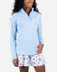 Smith & Quinn Keeneland Women's Ava Ruffle 1/4 Zip