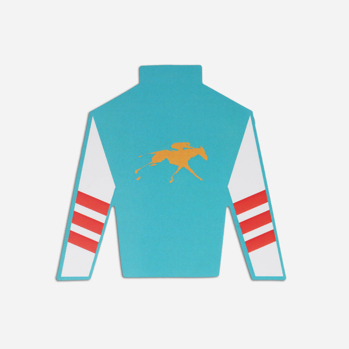 Keeneland Teal Silks Decal