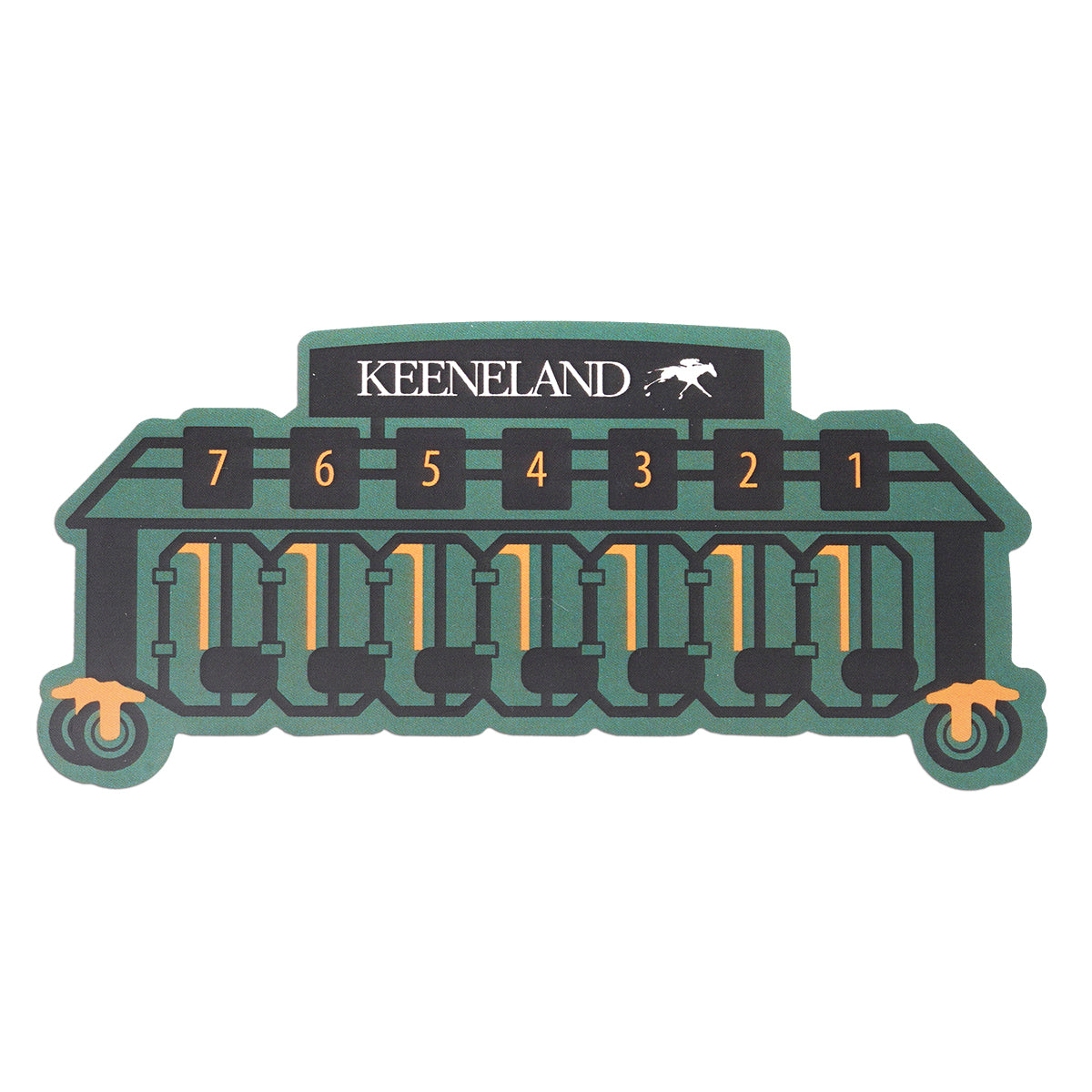 Keeneland Starting Gate Decal