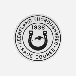 Keeneland Horseshoe Circle Decal