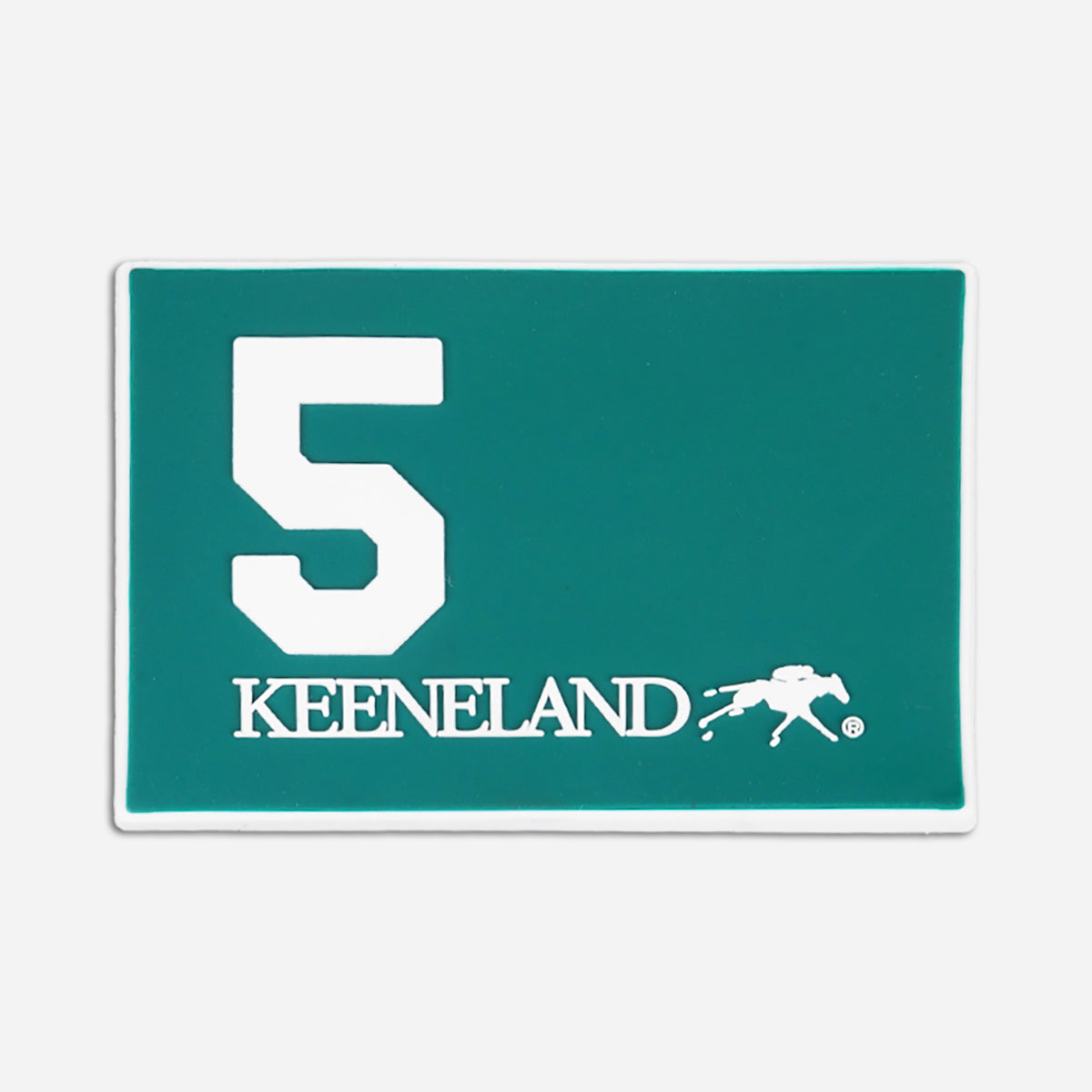 Keeneland #5 Saddle Towel Rubber Magnet