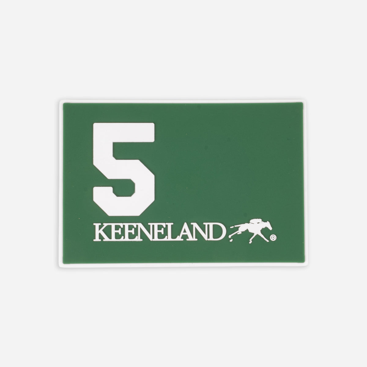 Keeneland #5 Saddle Towel Rubber Magnet