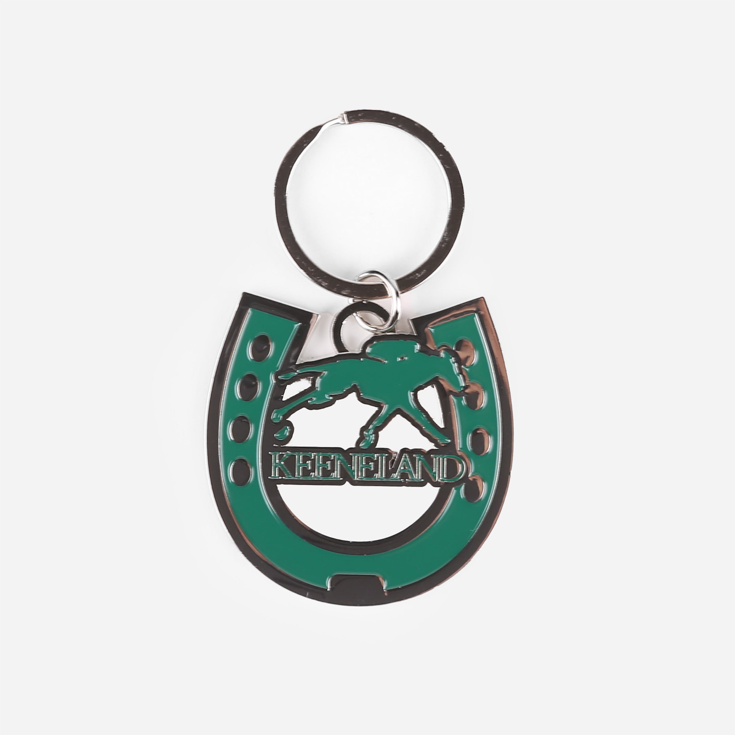 Keeneland Horseshoe Keychain